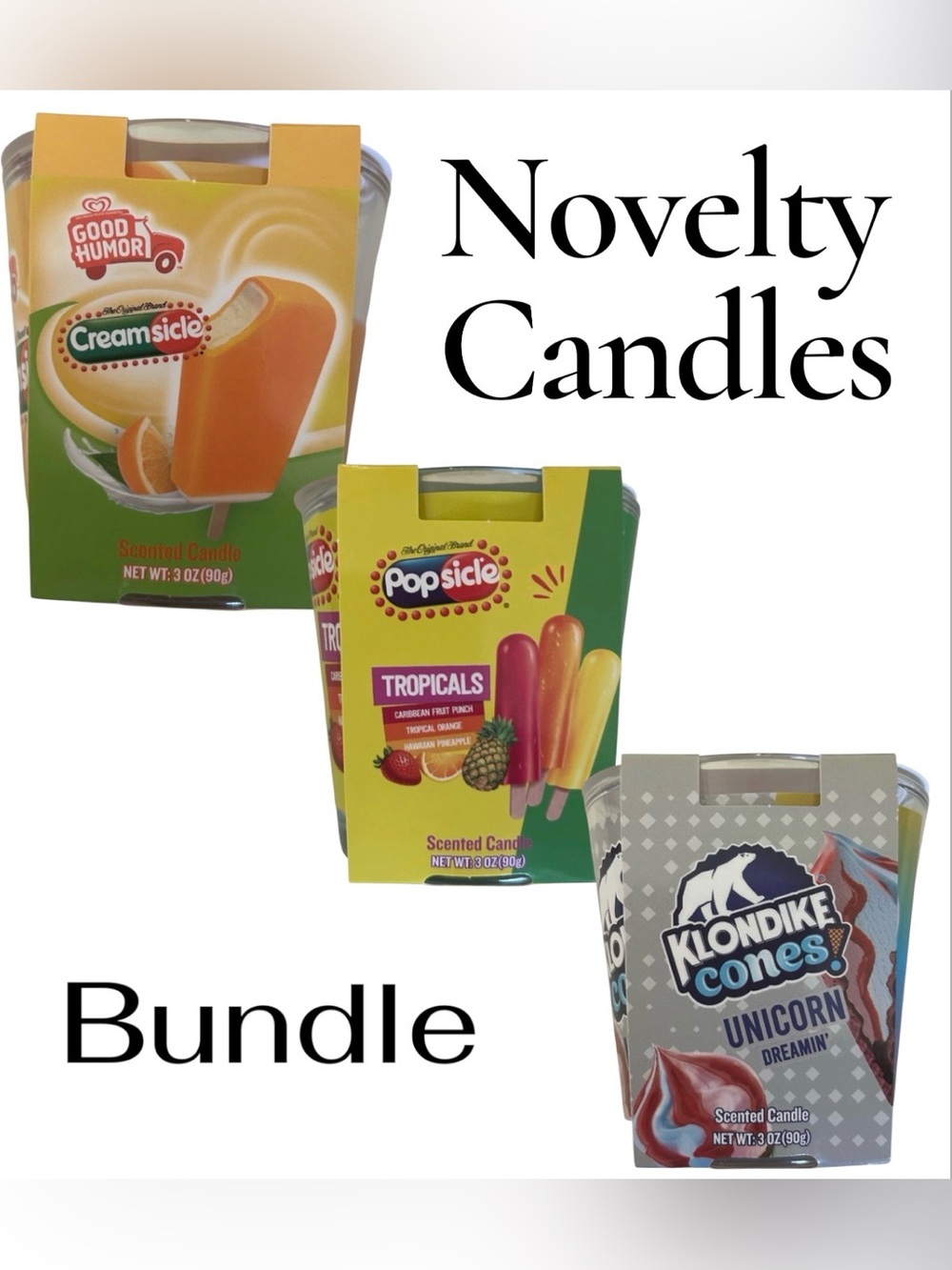 Famous Icecream Branded Novelty Scented Candle